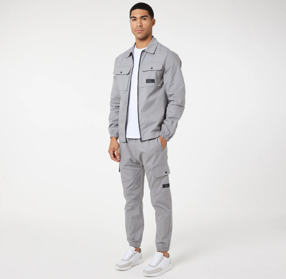 Utility overshirt | ice grey