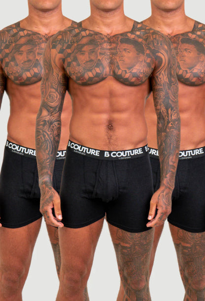 Torrington 3 pack boxers - black