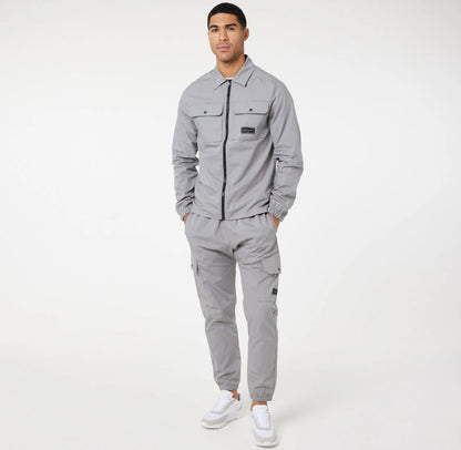 Utility overshirt | ice grey